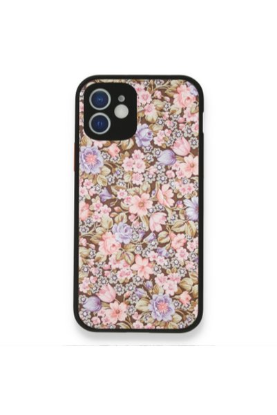 Other Apple iPhone 12 Blue Roses Black Glossy Θήκη