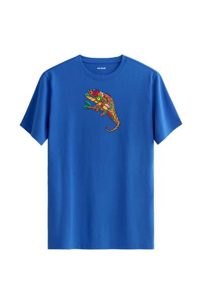 Colermi Colorful Chameleon Printed T-Shirt