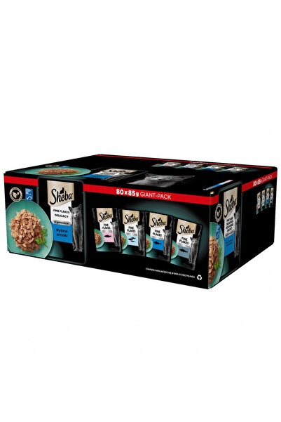 SHEBA Delicacy Fish Flavors in Jelly 80x85g