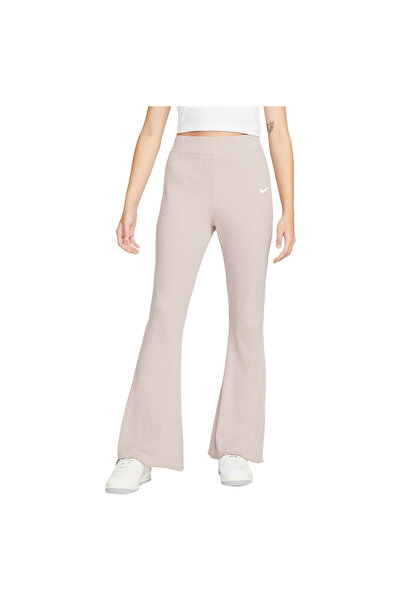 Nike Pantaloni sport de damă, cu nervuri, JRSY, mărimea L