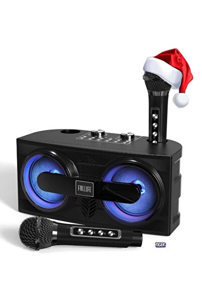 Smartberry Karaoke Machine with 2 UHF Wireless Microphones for Adults/Kids – ...