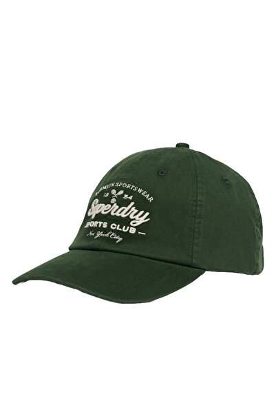 SUPERDRY Yeşil Kadın Logo Baskılı Şapka Y9011024A
