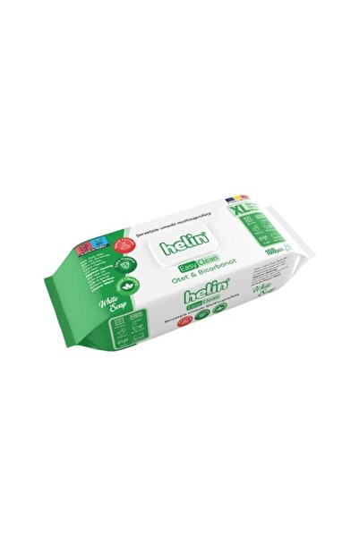 Helin Șervețele cu oțet & bicarbonat, 100 buc
