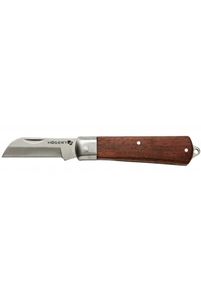 Hogert Cuțit, HT4C650, cu vârf ascuțit, mâner din lemn, 210 mm