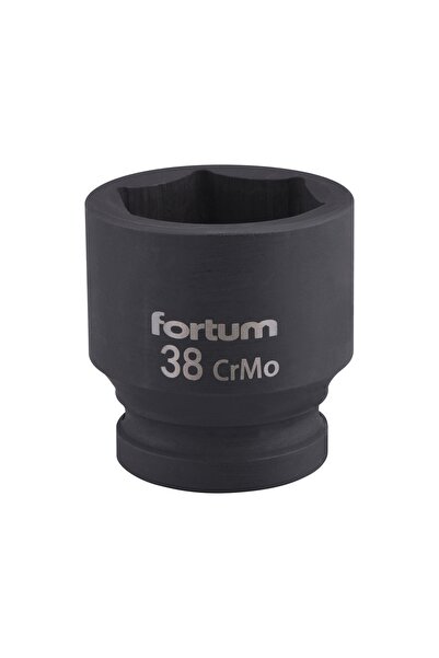 FORTUM Cheie tubulară de impact 38mm 3/4 " 4703038, CrMoV, L 57mm