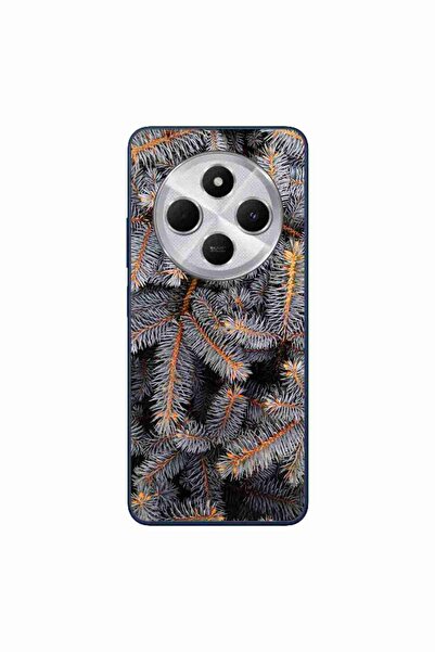 OEM Case compatible with Xiaomi Redmi 14C Silicone Gel Tpu Fir Branches Pattern