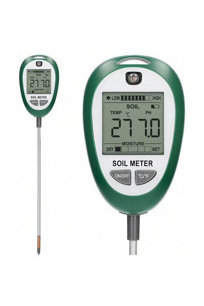 zola Tester sol 4in1, masurare pH, umiditate, lumina si temperatura, ecran LC...