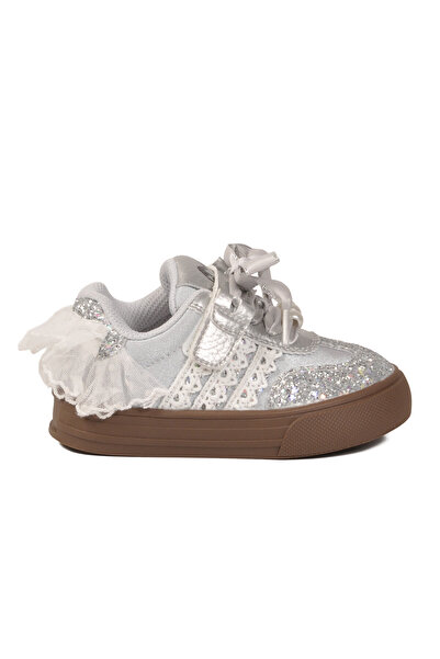 AYK'S Silver Lightweight Baby Sneakers Marco Kids 26Y859 B