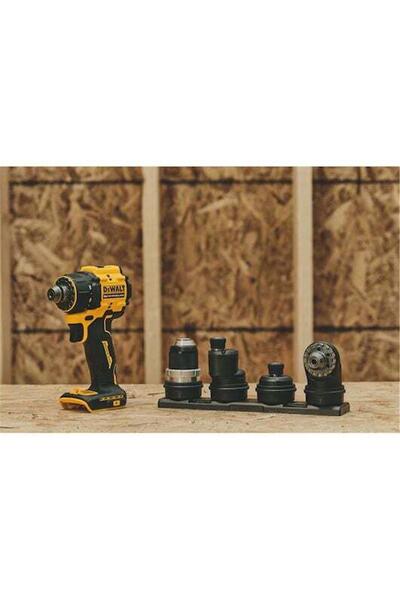 Dewalt DCD803NT 18V Kömürsüz Çok Başlıklı Matkap Multiset (Aküsüz)