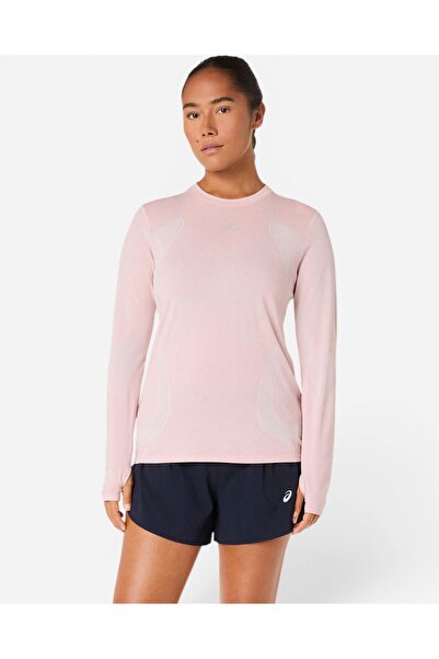 Asics ROAD SEAMLESS LS TOP Kadın Pembe Uzun Kollu Tshirt 2012D290-700