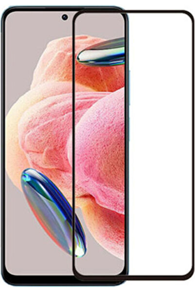 OEM Full Glue Full Face Tempered Glass Black (Redmi Note 12S)