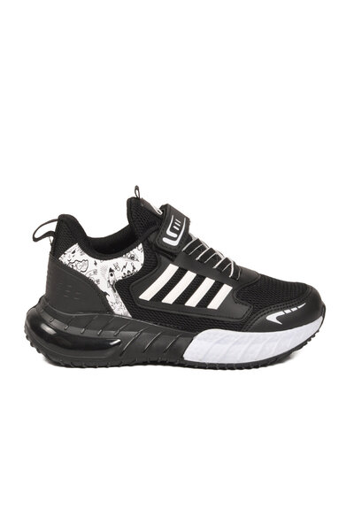 AYK'S Pantofi sport pentru copii cu talpă confortabilă alb-negru 748 F