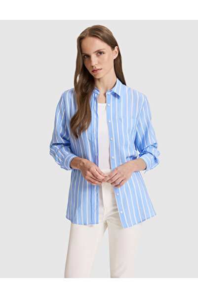 Pierre Cardin Mavi Comfort Fit Long Sleeve Shirt 50324450-Vr249