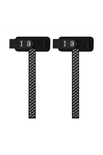 Choice black 2pcs Heavy-Duty Anti-Slip Grip Straps - Thickened Material, Non-...