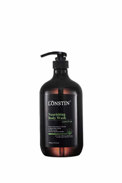 Lonstin غسول الجسم المغذي، يحسن ترطيب البشرة، يمنع الجفاف والخشونة، يغذي البش...