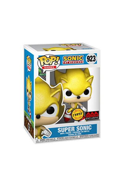Funko Pop! Games: Sonic the Hedgehog - Super Sonic #923 Chase Figür