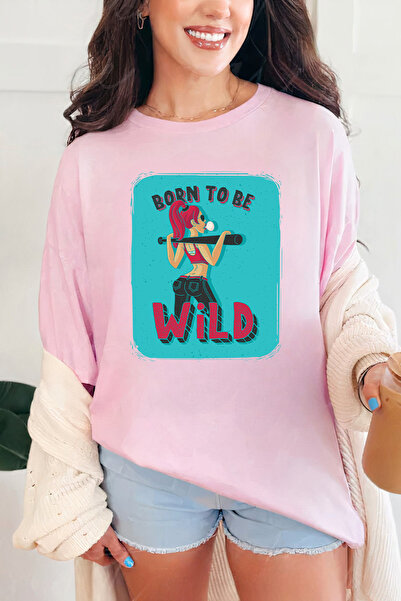 Sarah's Boutique Women's T-shirt – 100% cotton – Born Wild