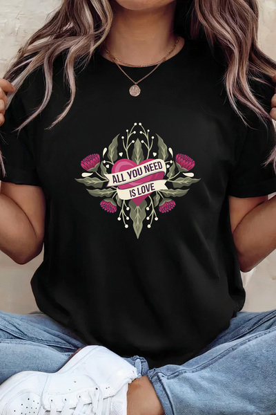 Sarah's Boutique Women's T-shirt – 100% cotton – All Need Love
