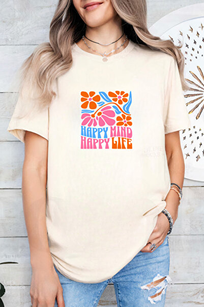 Sarah's Boutique Women's T-shirt – 100% cotton – Happy Mind