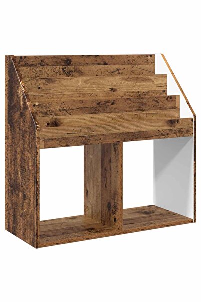 vidaxl Raft pentru copii Lemn vechi 72,5 x 29,5 x 69 cm Lemn compozit