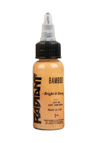 Tattoo Bamboo Radiant Dövme Boyası 30ml – Doğal Yeşil Profesyonel Ink