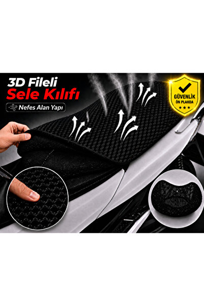 Vi Caro Husă pentru șa motocicletă Revolt RS5 Husă pentru șa cu plasă 3D Prot...