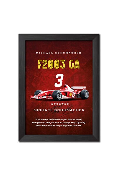 ALAYRA International Alayra Michael Schumacher Posters Formula One Car Ferrar...