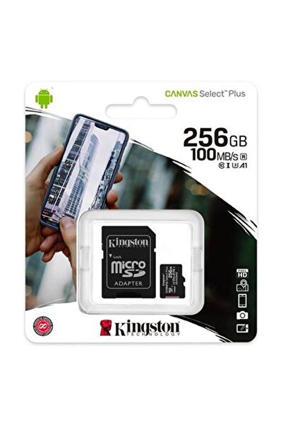 Kingston Card de memorie microSD Kingston, 256GB, Clasa 10 + Adaptor SD