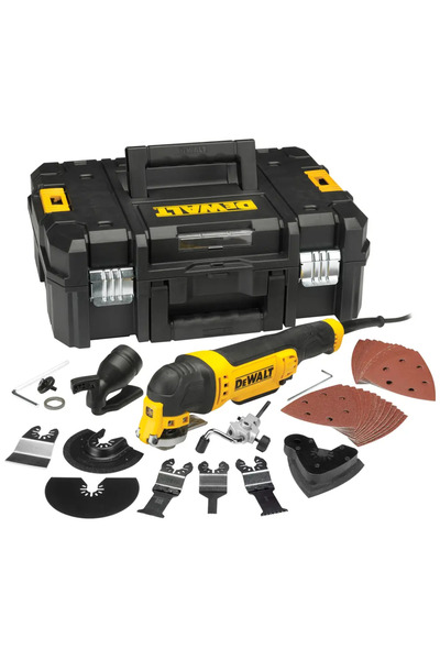 Dewalt DWE315KT Осцилиращ мултитул, 300W, 37 аксесоара + куфар TSTAK