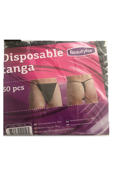 Beautyfor Chiloti de Unica Folosinta Barbati - Men Tanga, 50 buc