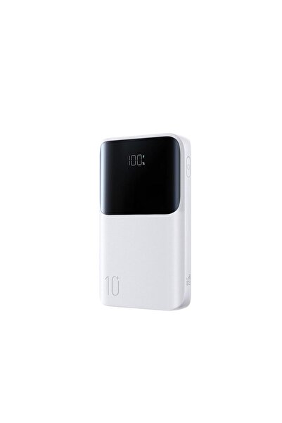 Joyroom JR-QP191 Mini Power Bank 10000mAh 22.5W LED 2x USB-C 1x USB-A Alb