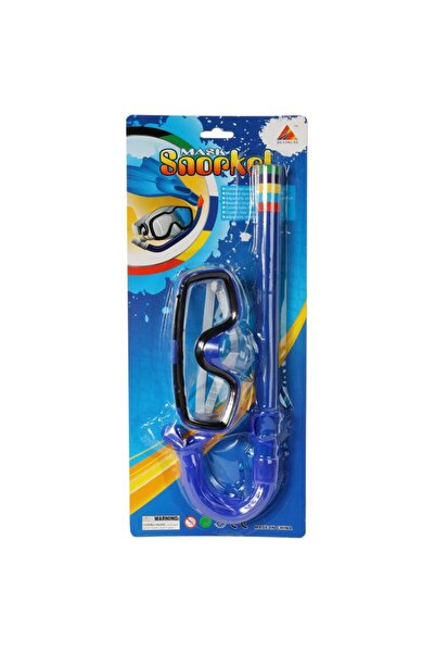Goliat SET DE SCURTATURĂ, MASCA CU TUBULATURĂ PENTRU COPII, ALBASTRU