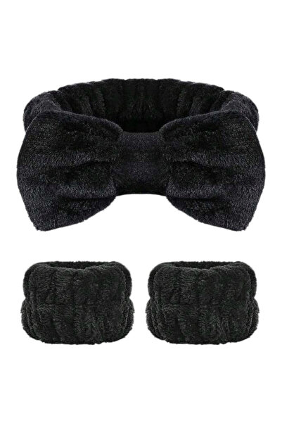 OEM Set de bentita cosmetica cu funda si bratari pentru incheieturi, utilizat...