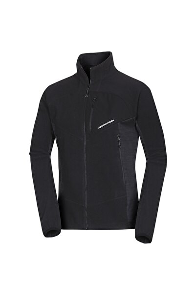 NORTHFINDER Bluza fleece multisport barbati Jedrzej blackblack