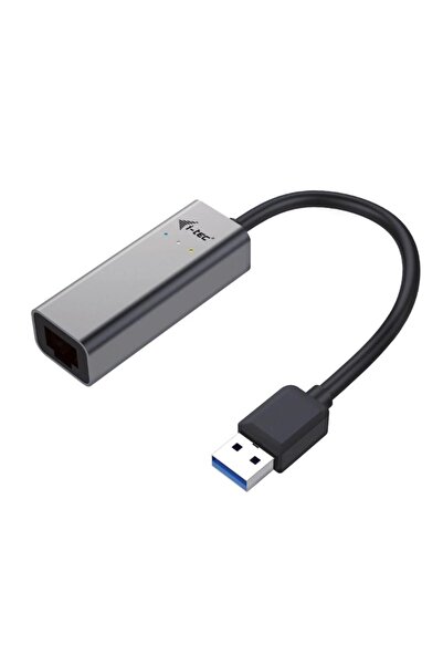 iTec i-tec USB 3.0 Metal Gigabit Ethernet Adapter, USB 3.0 to RJ-45, 10/100/1...