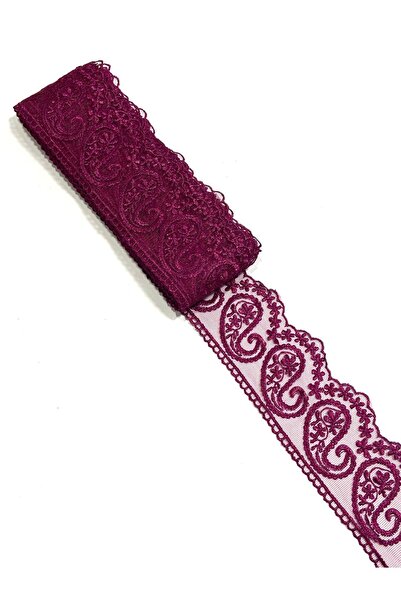 karantuhafiye Tulle Guipure / 9 Meters / Sıklemen Color / No1