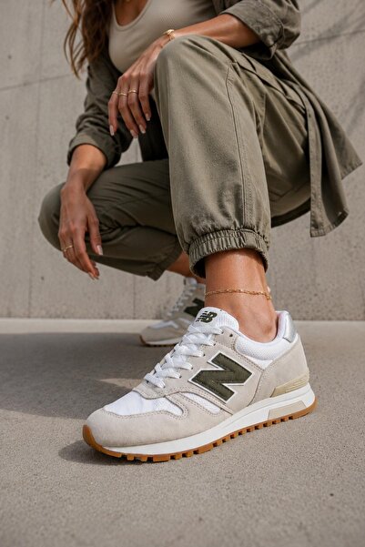 New Balance Lifestyle WL565LBG Krem/Haki Unisex Lifestyle Sneaker Günlük Ayak...
