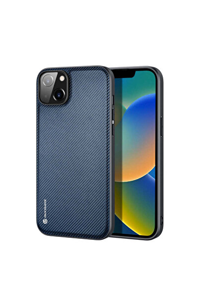 Dux Ducis Husă Fino cu înveliș de nailon pentru iPhone 14 Pro Max, albastră