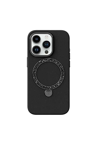 Joyroom PN-15L2 Husă Dancing Circle pentru iPhone 15 Pro, negru