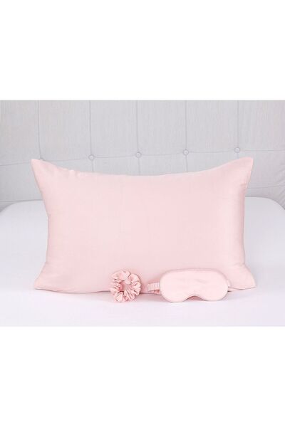 Beauty Home Σετ ομορφιάς ύπνου 3τμχ Art 7007 100% Tencel - Ροζ