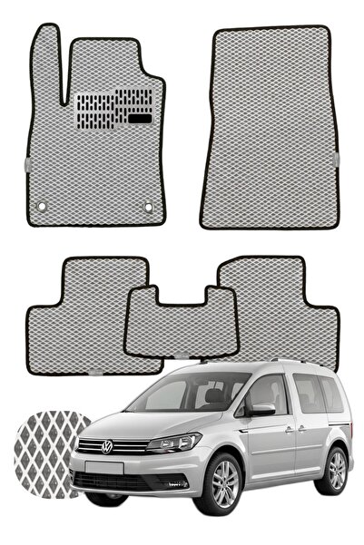 UNAL MAT Volkswagen Caddy 2003-2020 2K Özelleştirilebilir Tam Set Premium EVA...