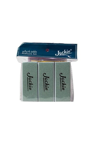 jackie طقم باديكير جاكي (Jackie) – 3 قطع لمبرد الأظافر