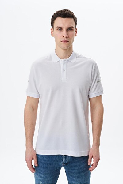 Arma Ar-Ma Men's Polo Collar T-Shirt Unprinted Basic Regular Fit Double Colla...