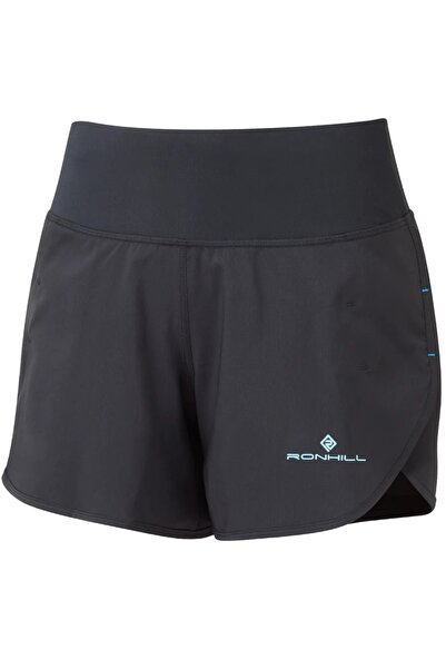 Ronhill Sort alergare dama Tech 4.5" SS 2024-Negru/Verde-XS