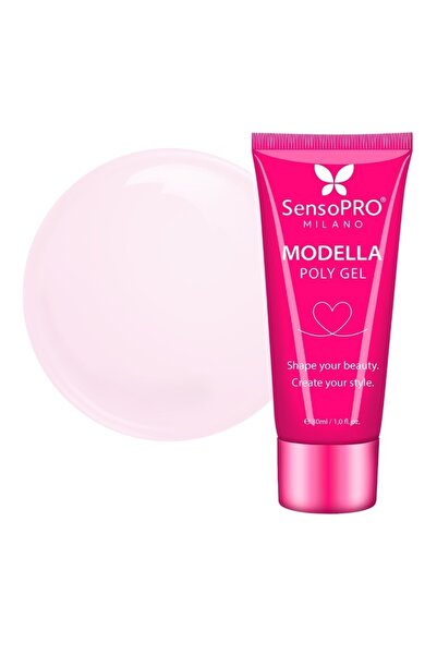 SensoPRO Milano Polygel MODELLA - Roz Pufos, 30ml