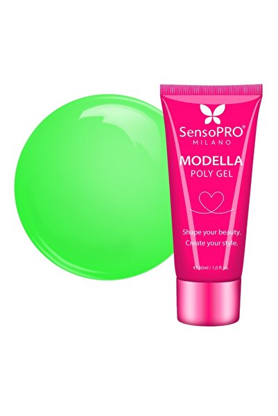 SensoPRO Milano Polygel MODELLA - Neon Lime, 30ml