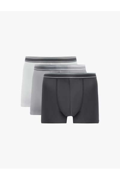 Koton Normal Bel Pamuklu 3'lü Boxer Seti