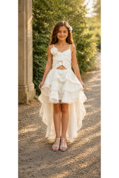 RAPAPA Girl's Tailored Layered Dress 5650