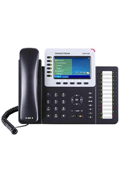 GRANDSTREAM GXP2160 VoIP телефон с Type-C кабел на ролка