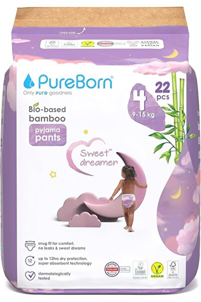 PUREBORN PYJAMA PANTS 4X22'S: 1711